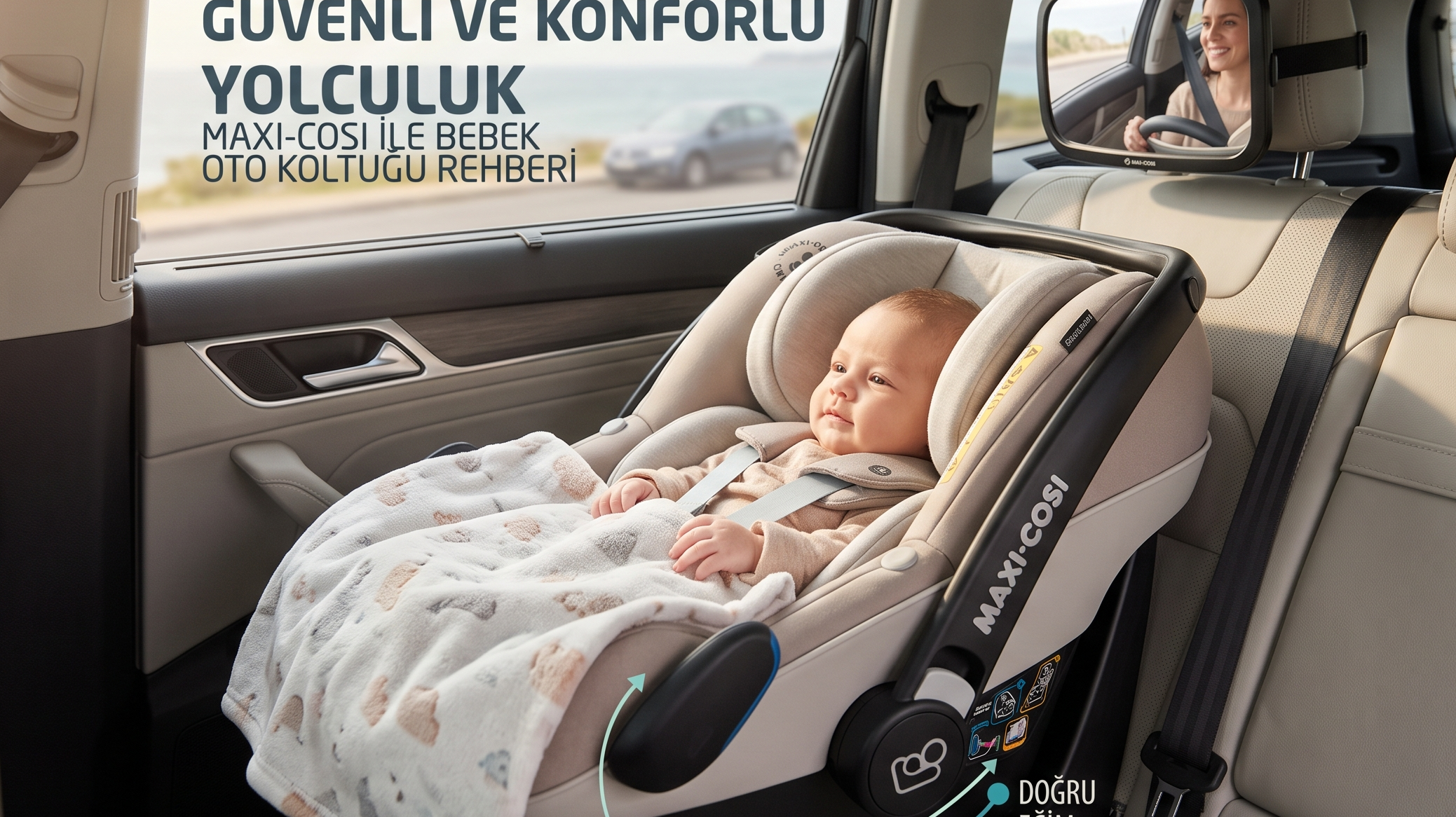 Bebek Oto Koltuğunda Kafanın Öne Düşmesi Nasıl Önlenir?