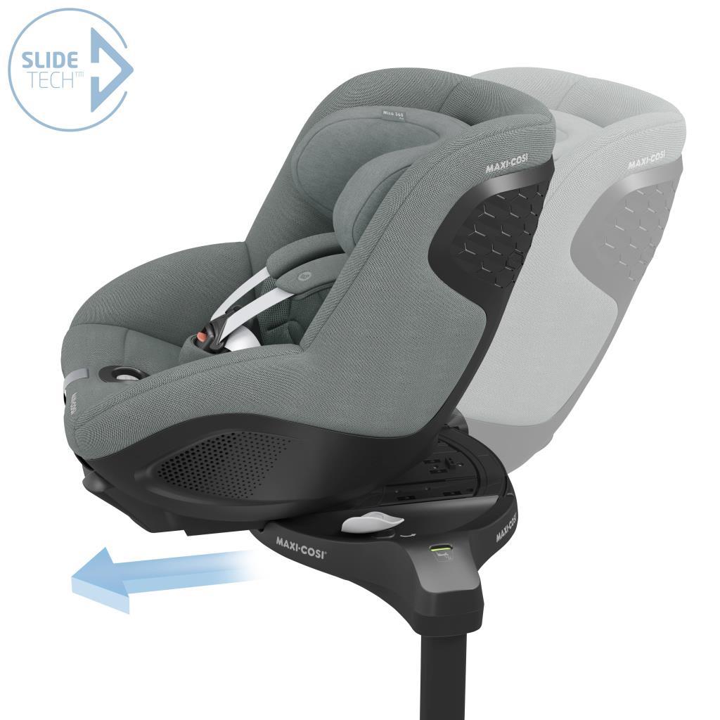 mica 360 pro kızaklı bebek oto koltuğu authentic-grey 27848
