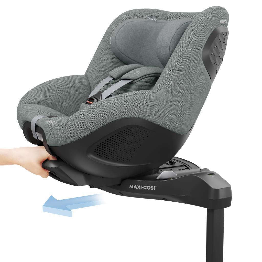 mica 360 pro kızaklı bebek oto koltuğu authentic-grey 27849