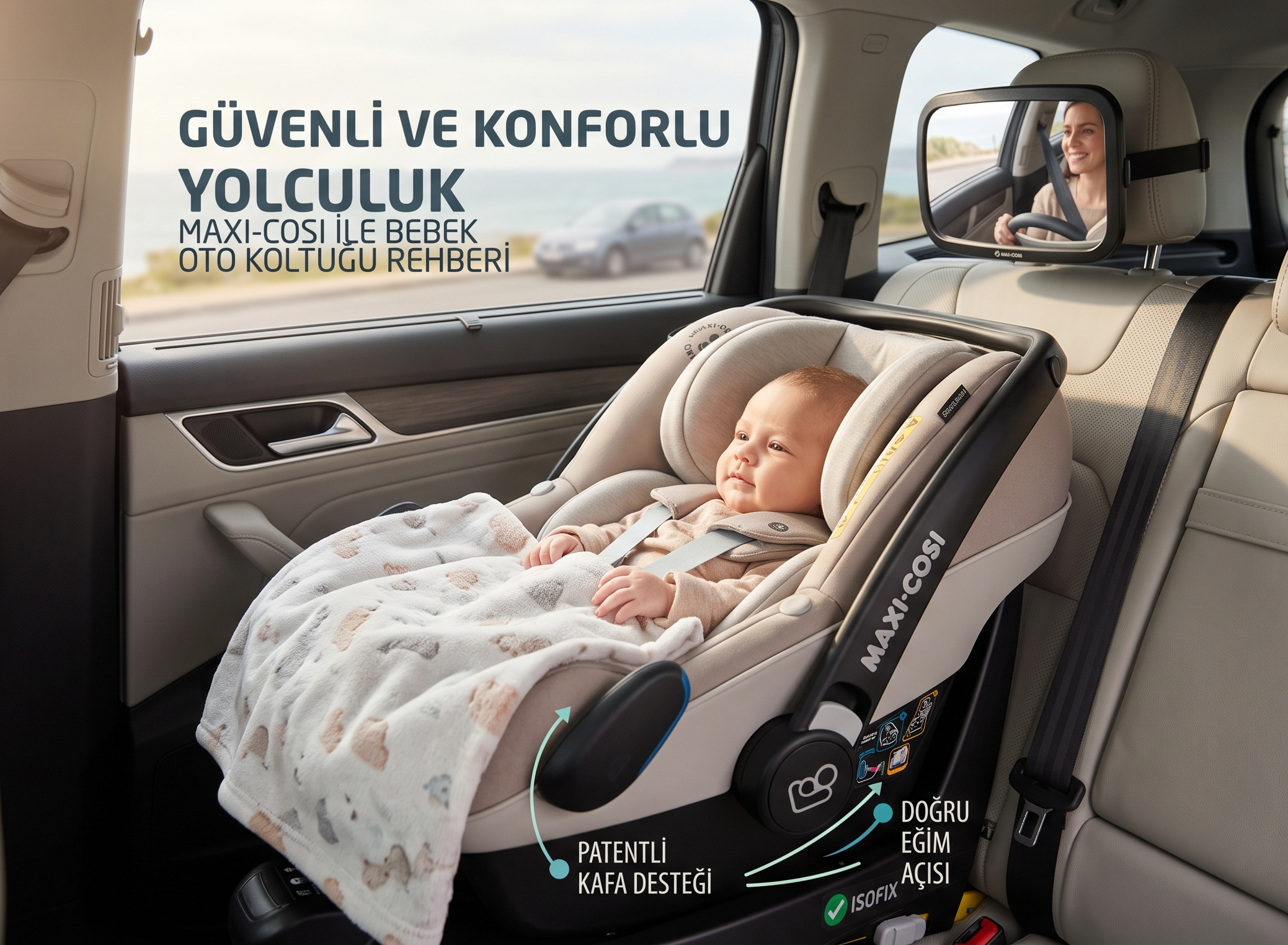 Bebek Oto Koltuğunda Kafanın Öne Düşmesi Nasıl Önlenir?