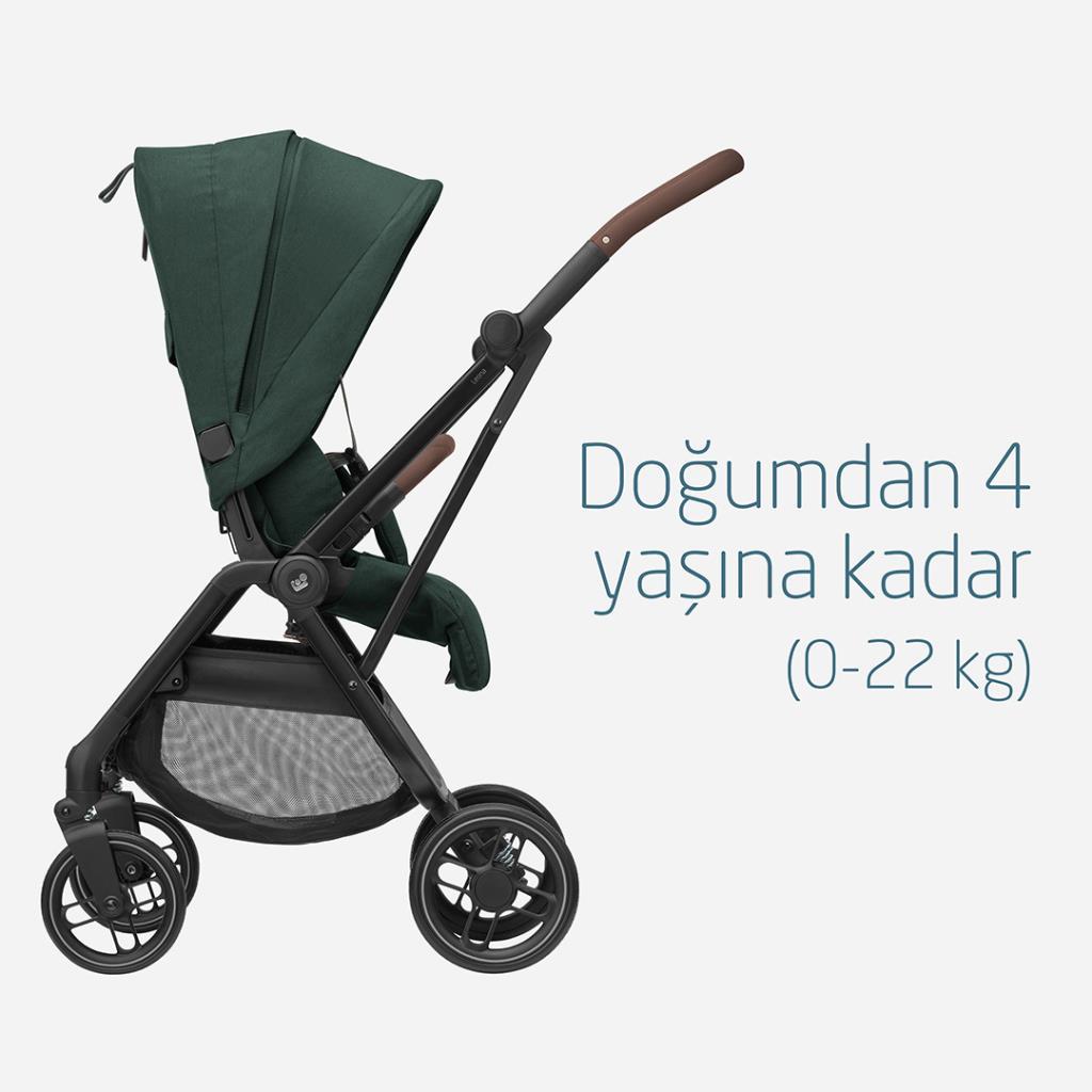 Maxi-Cosi Leona2-Pebble 360 Pro Tek Elle Katlanabilen Çift Yönlü