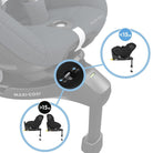 maxi cosi mica 360 pro isofixli bebek oto koltugu authentic graphite 27862