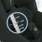 mica 360 pro kızaklı isofixli dönebilir yatabilir 0-18 kg bebek oto koltuğu 27838