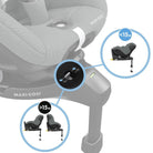 mica 360 pro slidetech kızaklı isofixli bebek oto koltuğu 27846