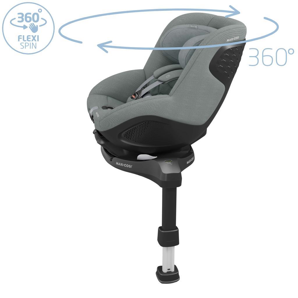 mica 360 pro kızaklı bebek oto koltuğu authentic-grey 27850
