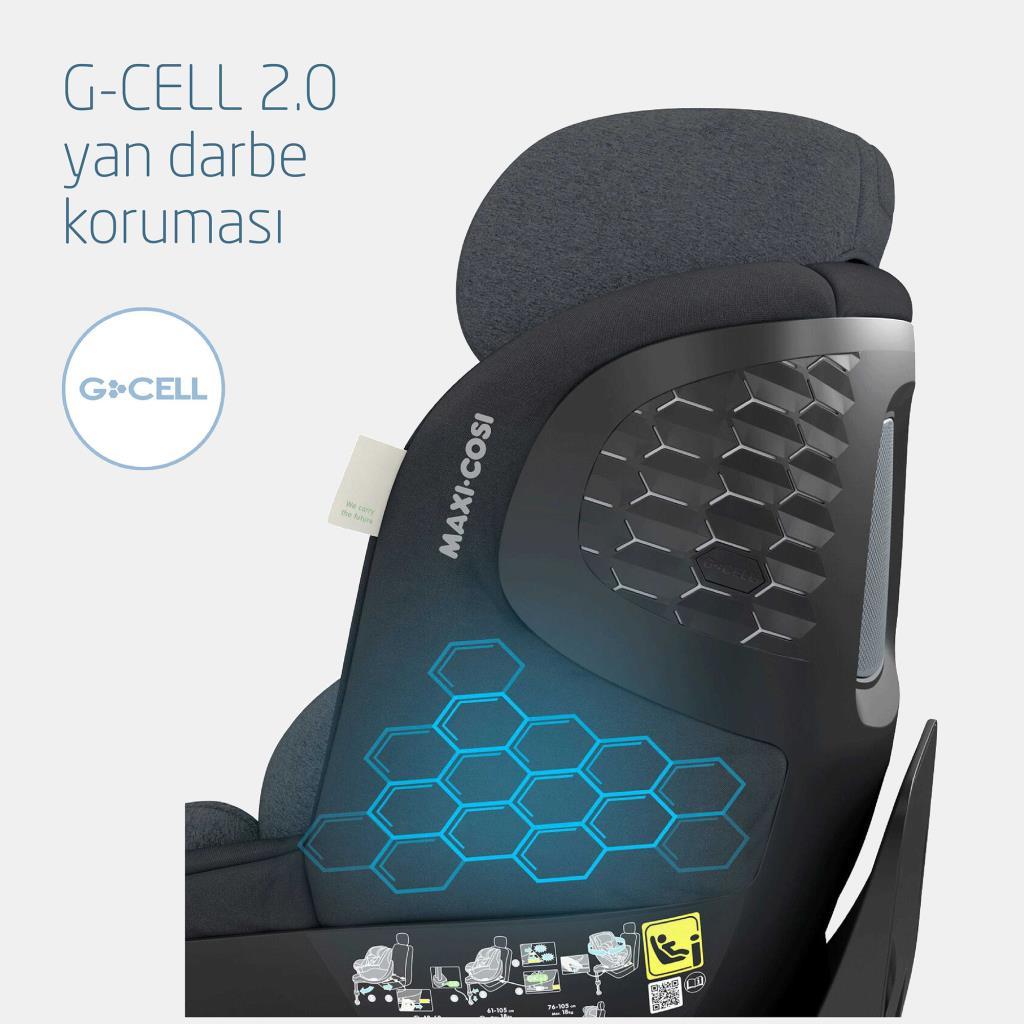 Maxi cosi mica pro isofixli 360 dönebilir bebek oto koltuğu authentic graphite 27278
