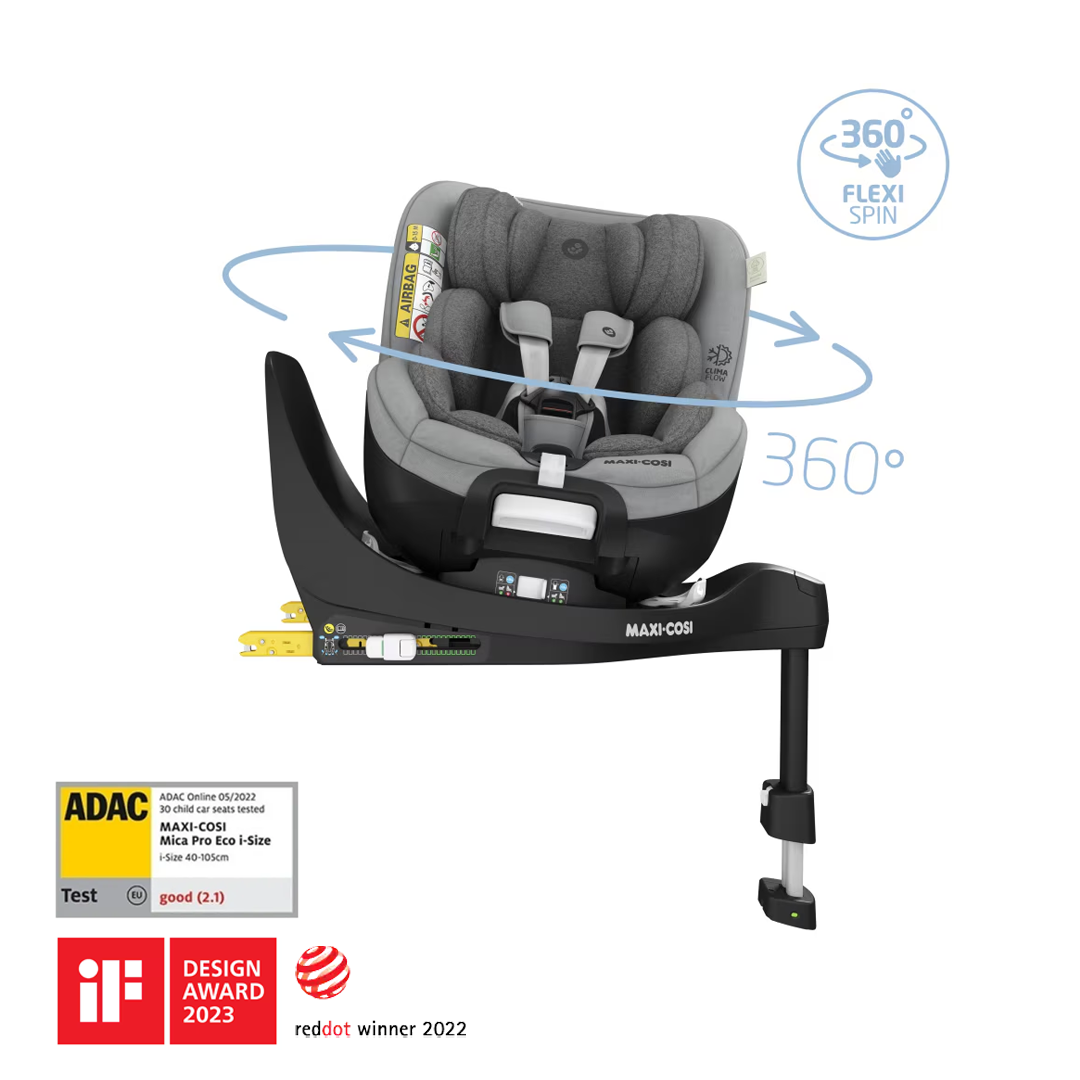Maxi-Cosi Mica Pro Eco I-Size ADAC'lı İsofix'li 360 Dönebilir Yatabili – Maxi-Cosi Türkiye