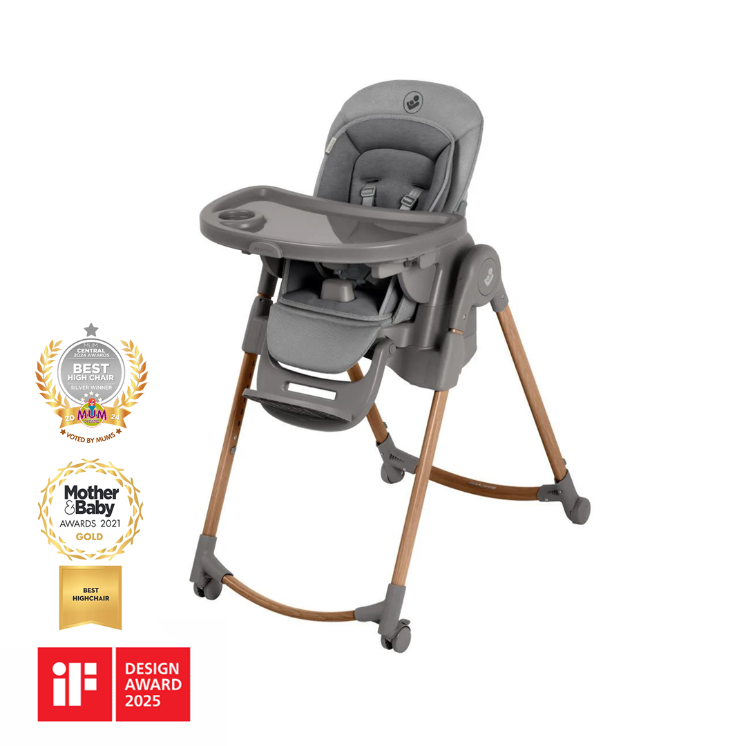 Maxi-Cosi Minla Plus 6'sı Bir Arada Ahşap Görünümlü 4 Tekerlekli Mama – Maxi -Cosi Türkiye